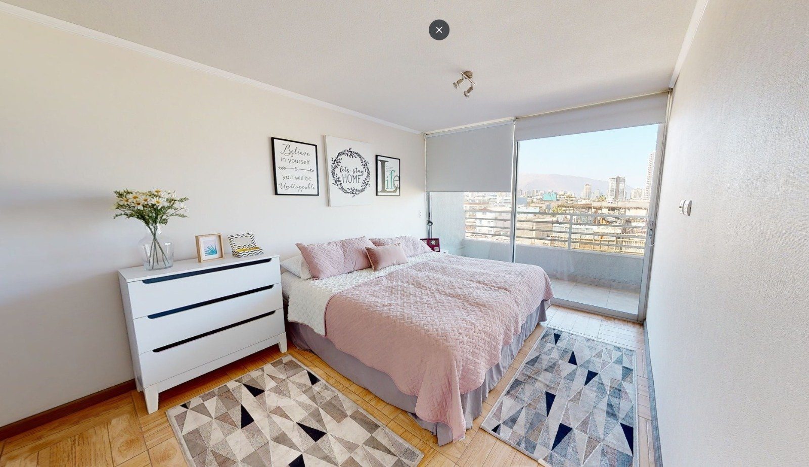 Dormitorio principal con vista